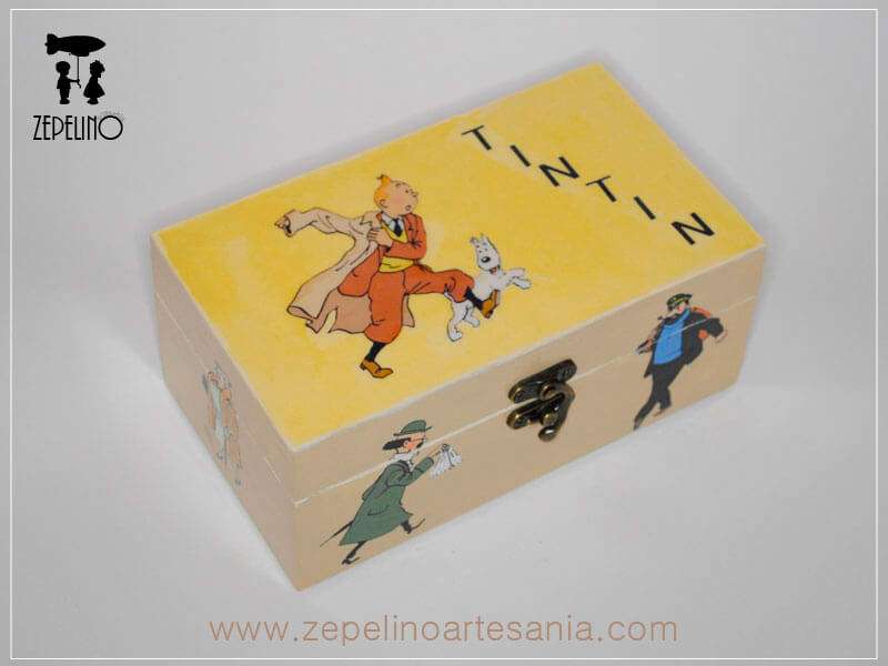 Caja Tintín y personajes